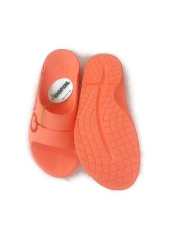 OOFOS Ooahh Sport Recovery Slide Mens Size 13 Womens 15 Sandal Matrix Sunburst main image 7